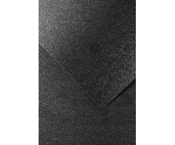 Sädelev kartong - Galeria Papieru -  A4, 210g/m2, 5 lehte - must